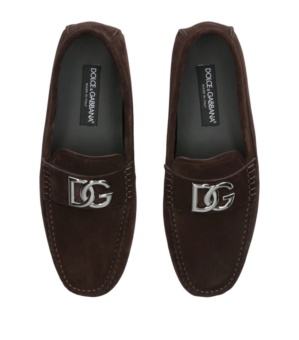 Dolce & Gabbana Dolce & Gabbana Suede Dg Driving Shoes