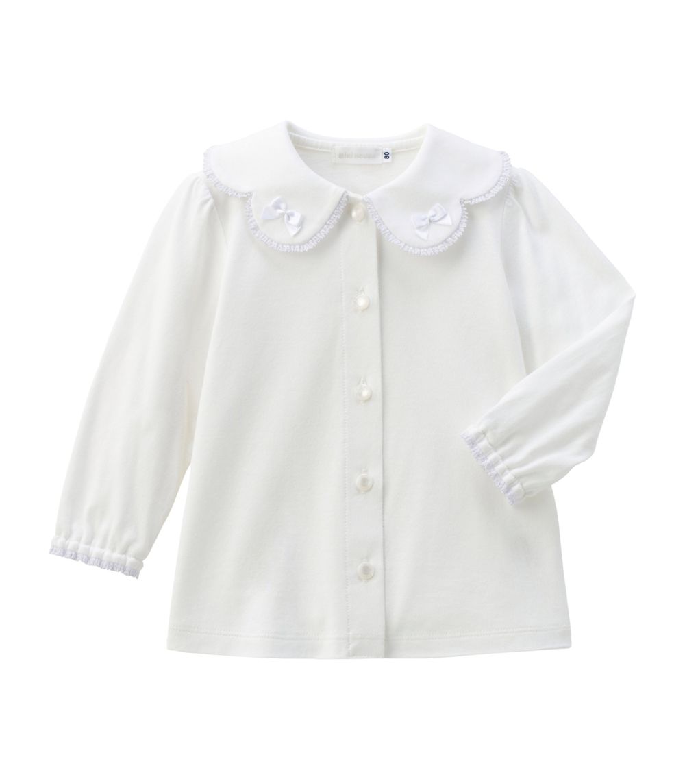 Miki House Miki House Cotton Long-Sleeve Blouse (2-9 Years)