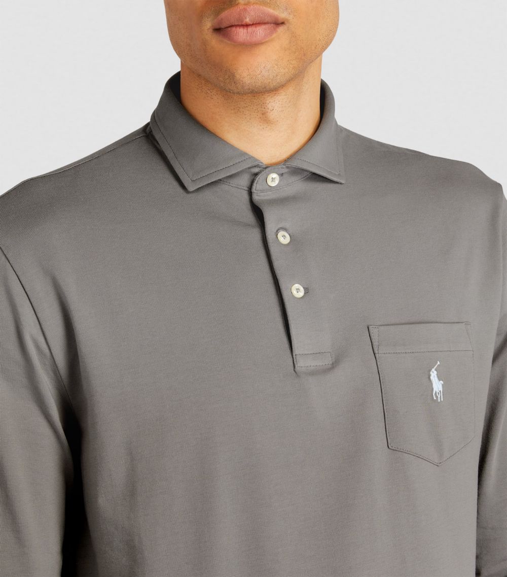 Rlx Ralph Lauren Rlx Ralph Lauren Technical Long-Sleeve Polo Shirt