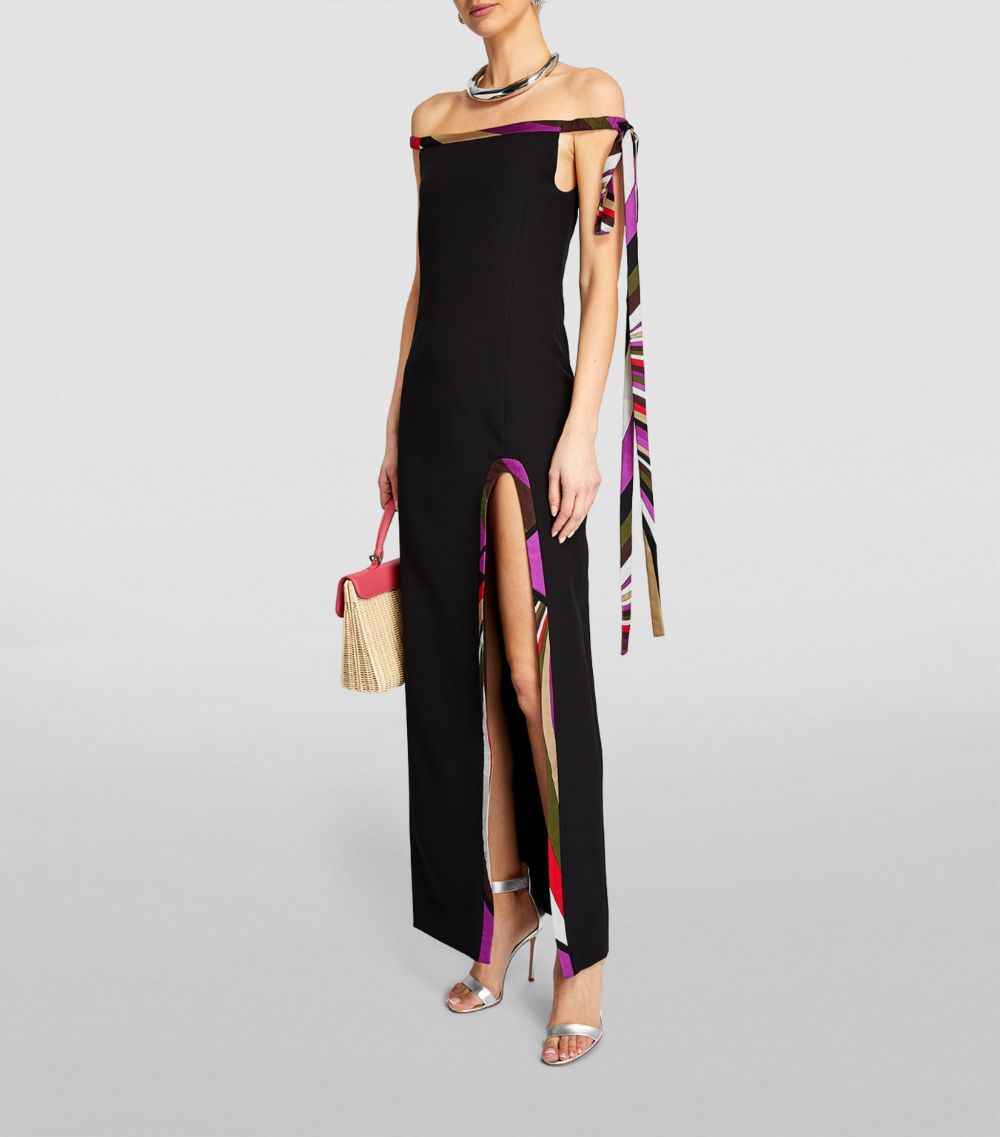 Emilio Pucci Pucci Off-The-Shoulder Maxi Dress