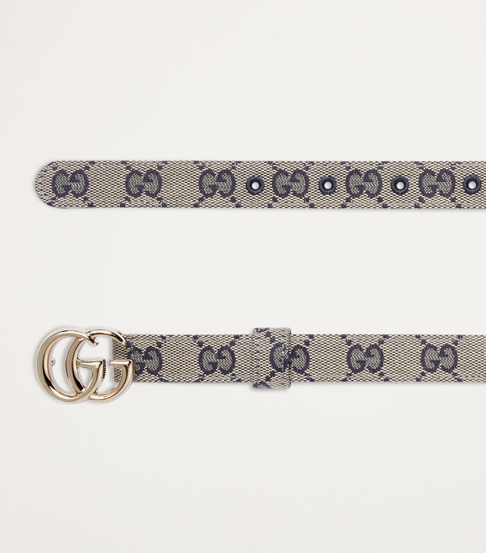 Gucci Gucci Leather Thin Marmont Belt