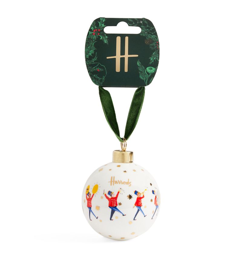 Harrods Harrods Fine Bone China Brass Band Bauble