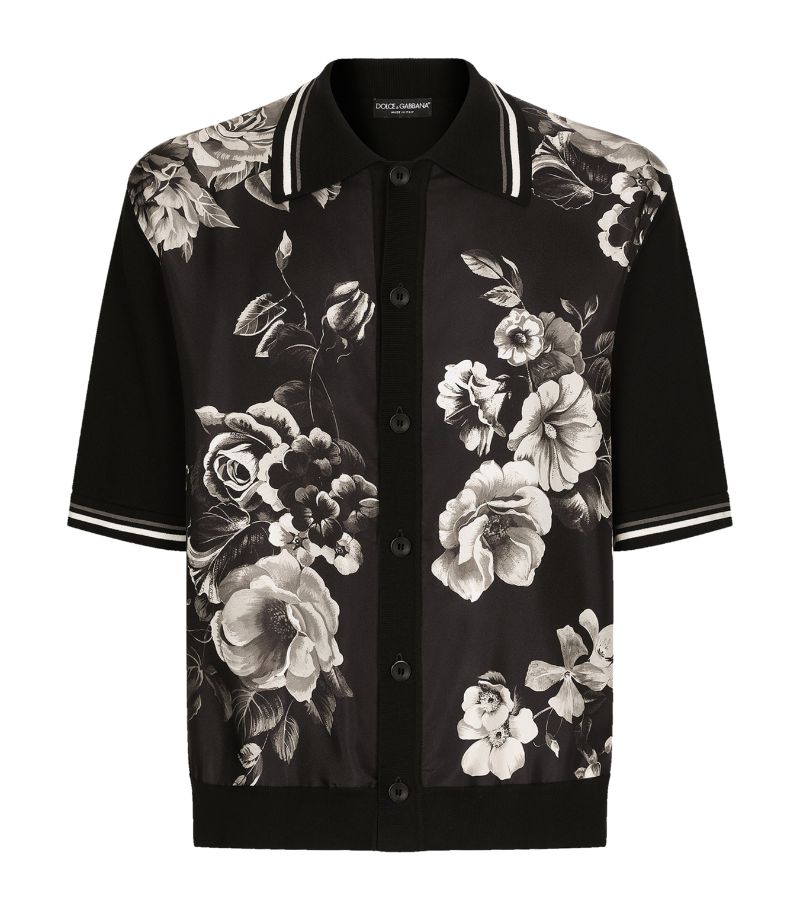 Dolce & Gabbana Dolce & Gabbana Silk-Blend Floral Shirt