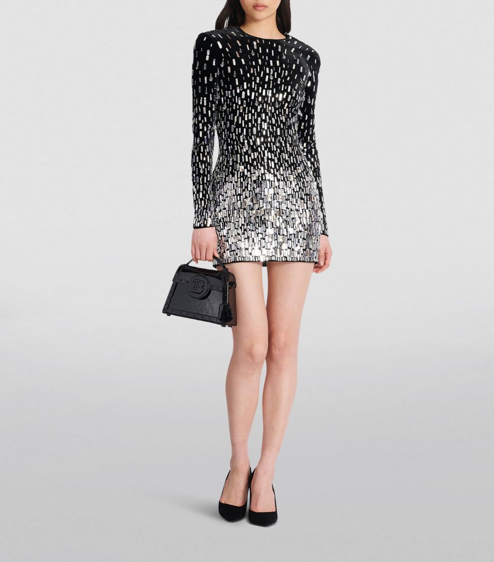 Balmain Balmain Sequin-Embellished Mini Dress