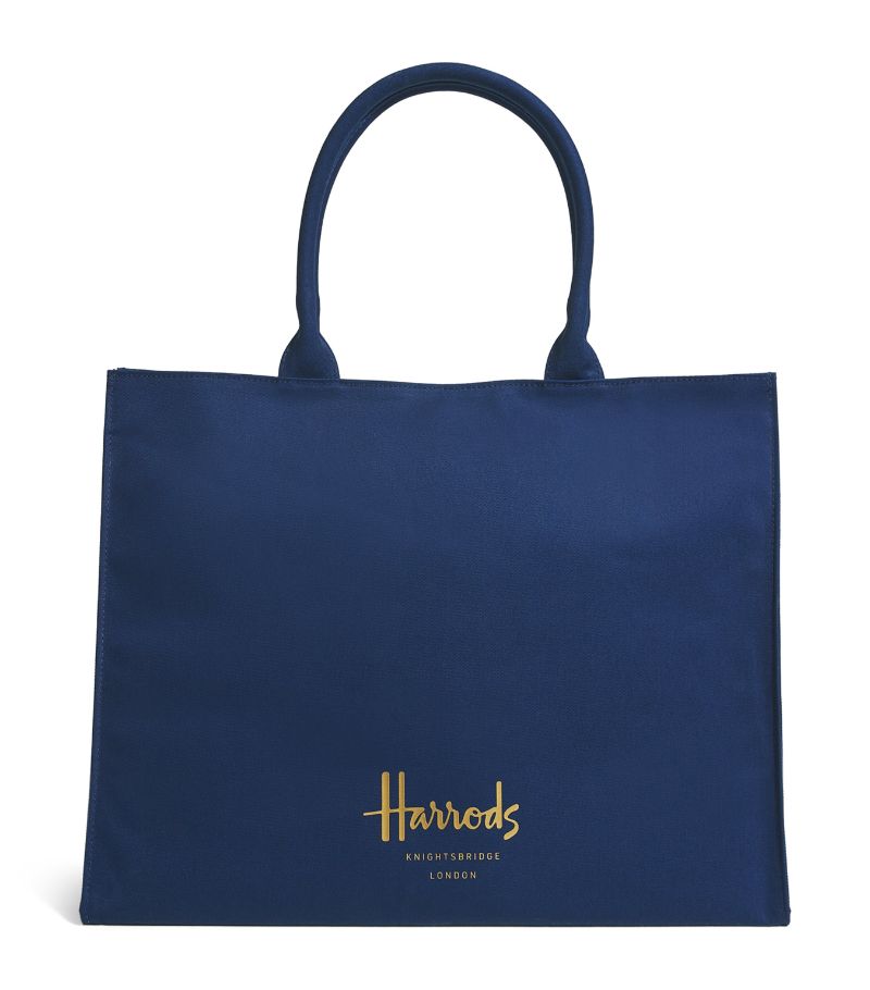 Harrods Harrods Large Cotton Logo Tote Bag