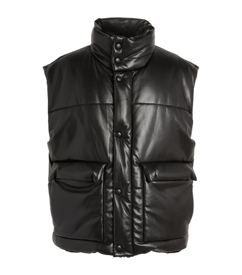 Nanushka Nanushka Vegan Leather Jovan Puffer Gilet