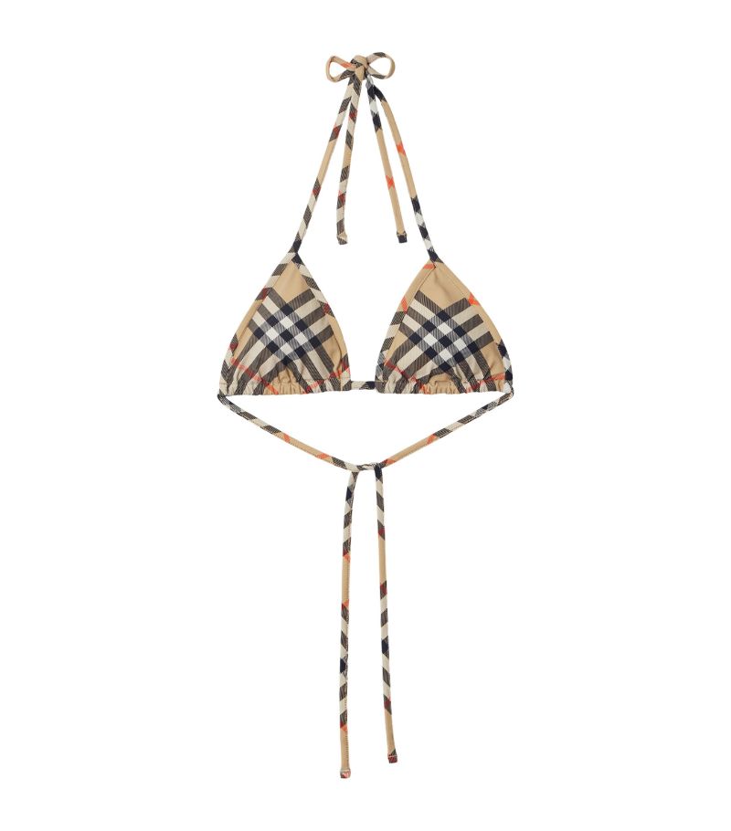 Burberry Burberry Burberry Check Bikini Top