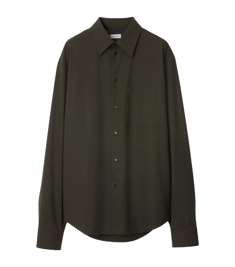 Burberry Burberry Stretch Wool Shirt