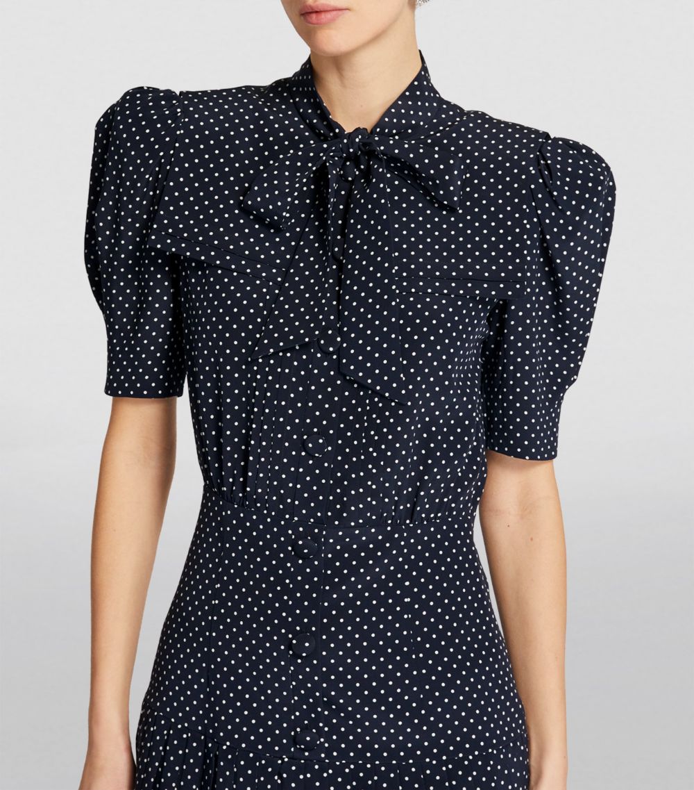 Alessandra Rich Alessandra Rich Polka-Dot Mini Dress