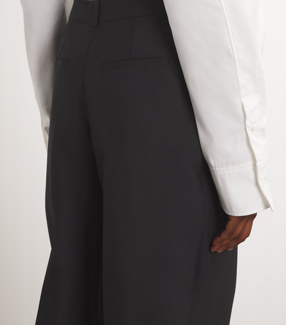 Jacquemus Jacquemus Pleated Curzio Wide-Leg Trousers