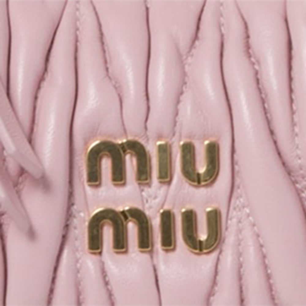 Miu Miu Miu Miu Mini Matelassé Leather Wander Top-Handle Bag