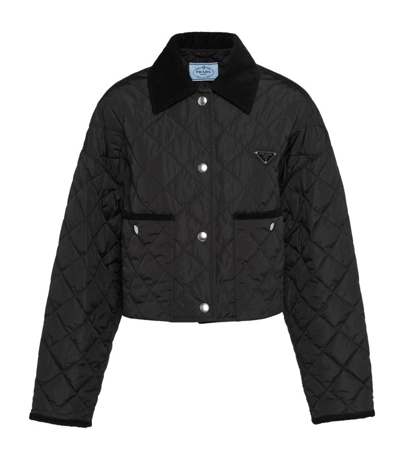 Prada Prada Re-Nylon Cropped Jacket