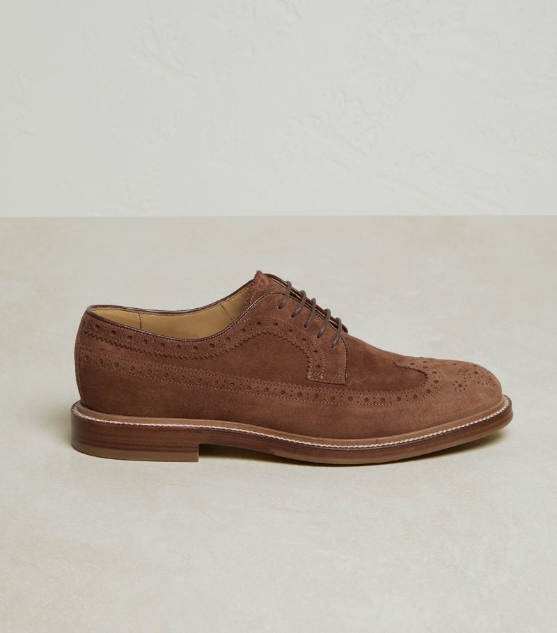 Brunello Cucinelli Brunello Cucinelli Suede Derby Brogues