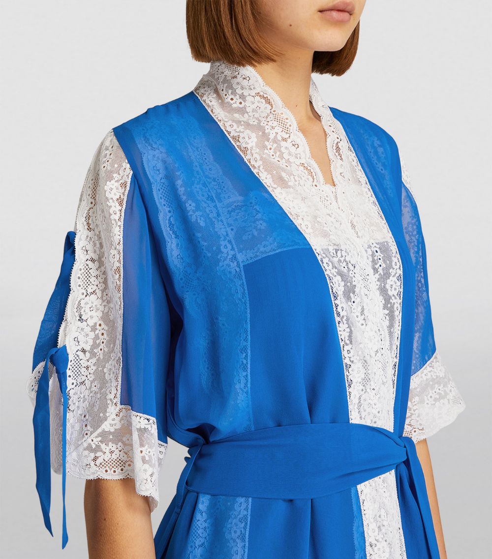 Loretta Caponi Loretta Caponi Silk Costanza Robe