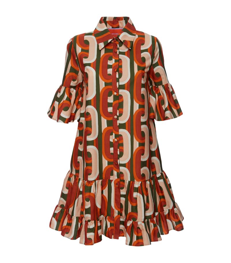 La Doublej La Doublej Choux Mini Shirt Dress