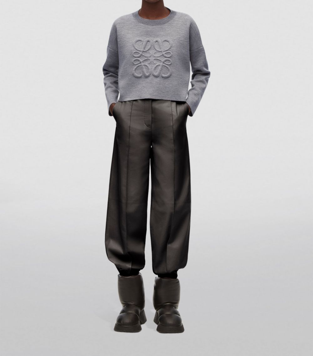 Loewe LOEWE Anagram Cropped Sweater