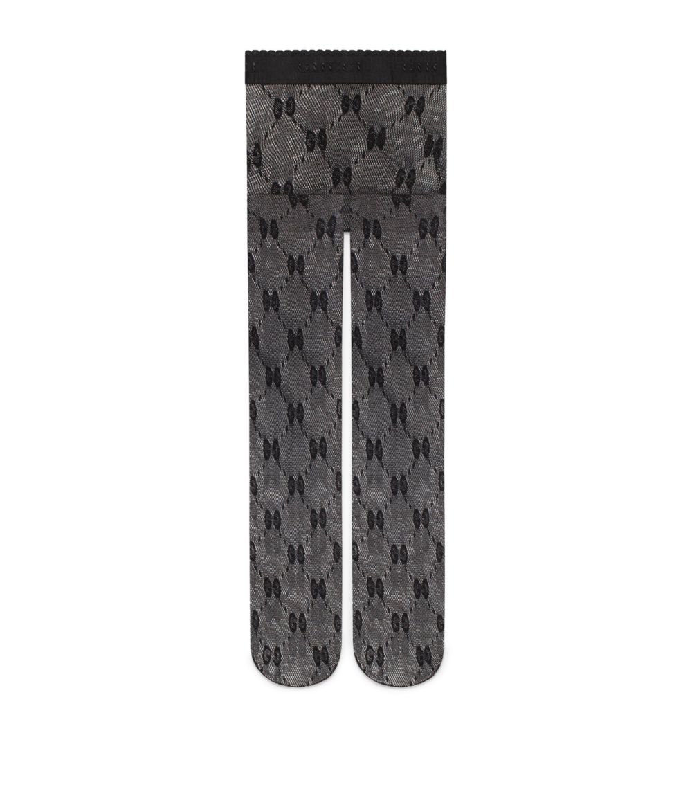 Gucci Gucci Gg Metallic Knit Tights