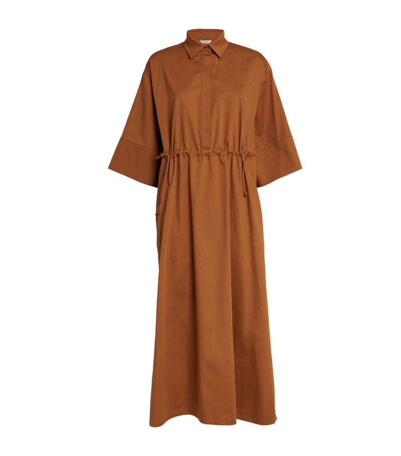 Max Mara Max Mara Cotton-Silk Shirt Dress