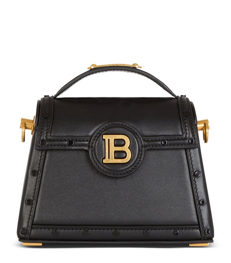 Balmain Balmain Small Leather B-Buzz Dynasty Top-Handle Bag