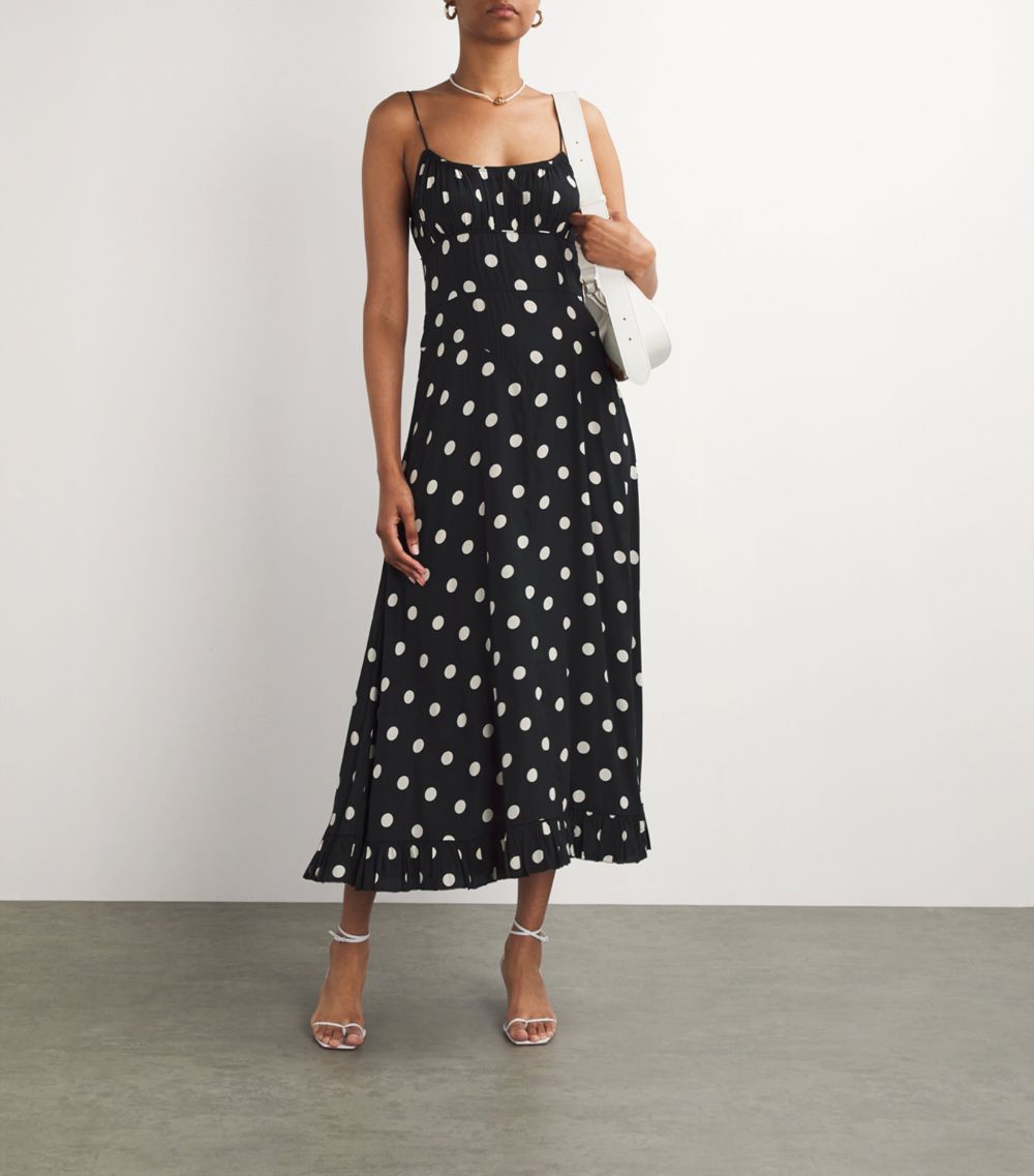 Dôen Dôen Solstice Sky Print Rosaria Midi Dress