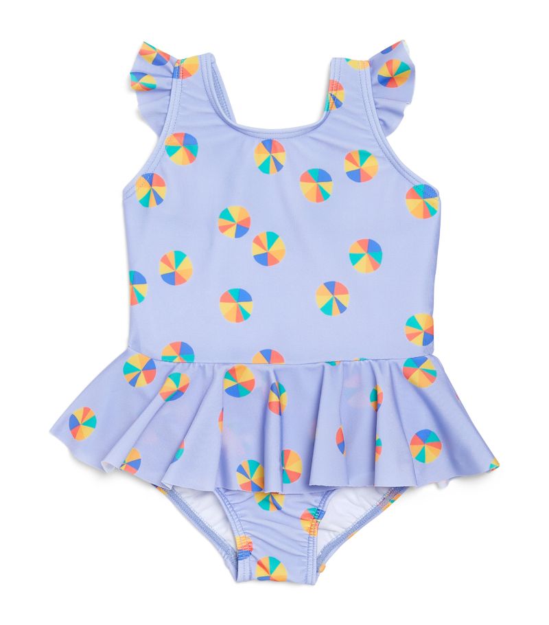 The Bonnie Mob The Bonnie Mob Frilled Beach Ball Swimsuit (2-4 Years)
