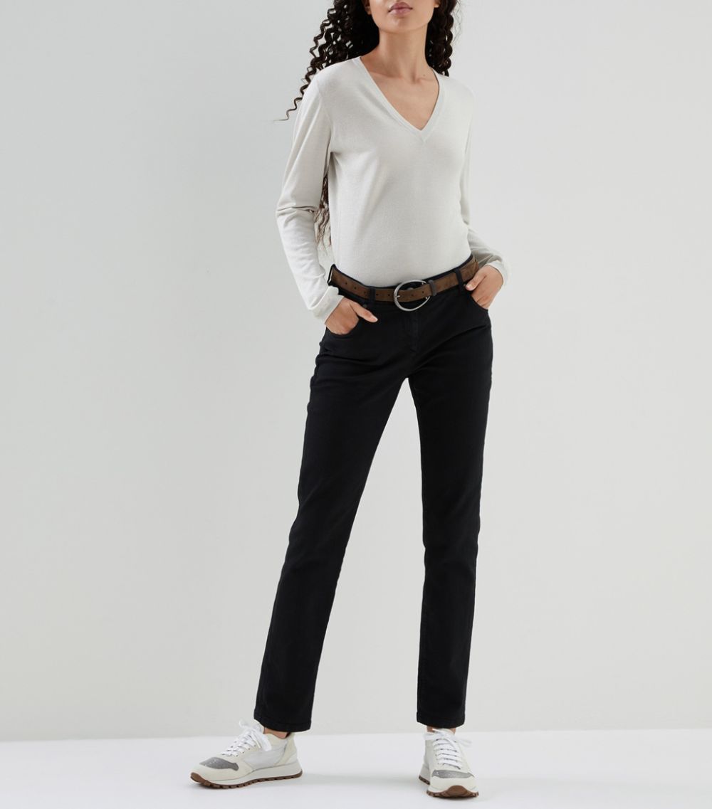 Brunello Cucinelli Brunello Cucinelli High-Rise Slim Jeans