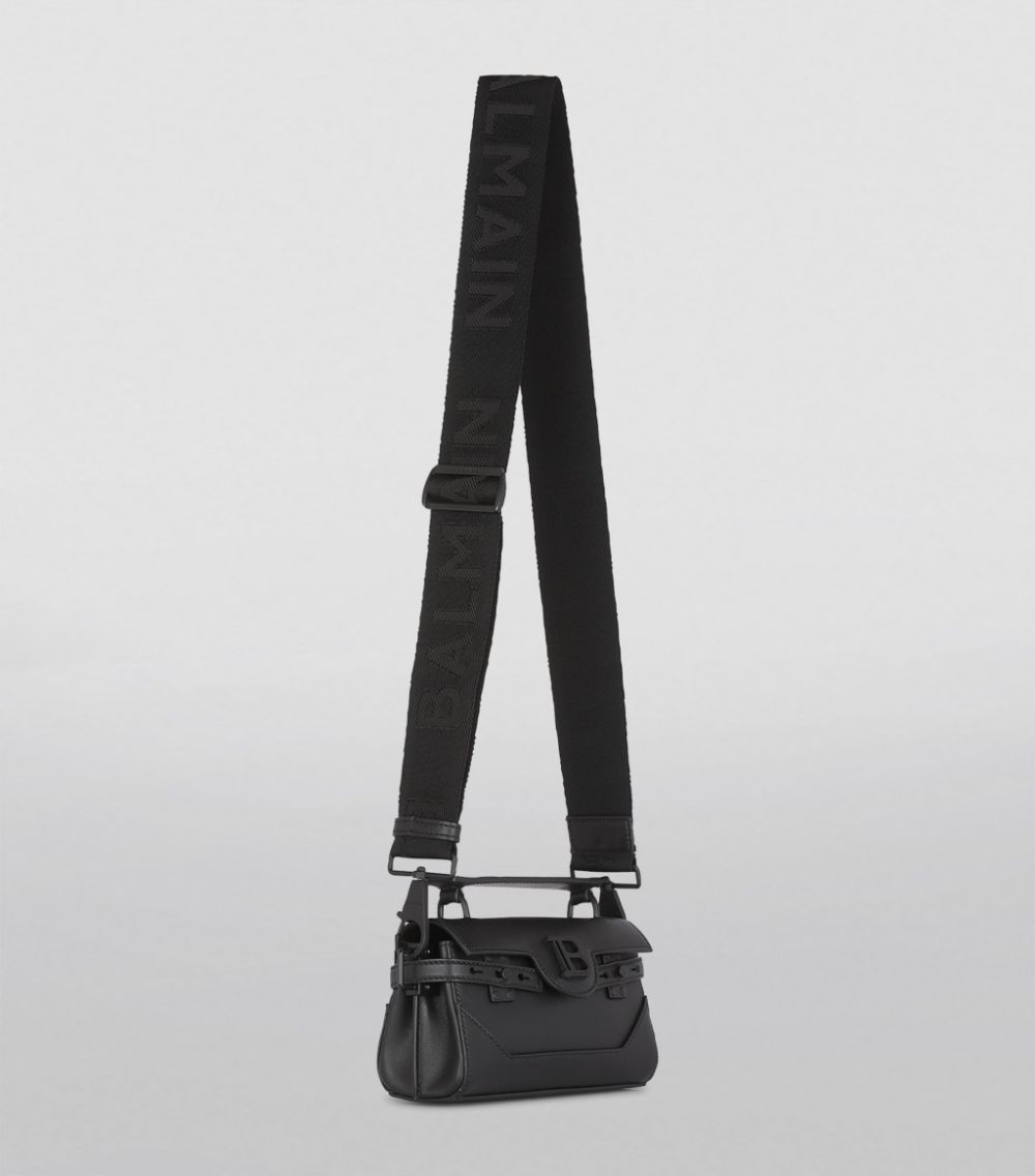 Balmain Balmain Leather B-Buzz 19 Shoulder Bag