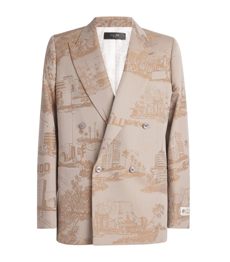 Amiri Amiri Wool-Blend Landmark Blazer