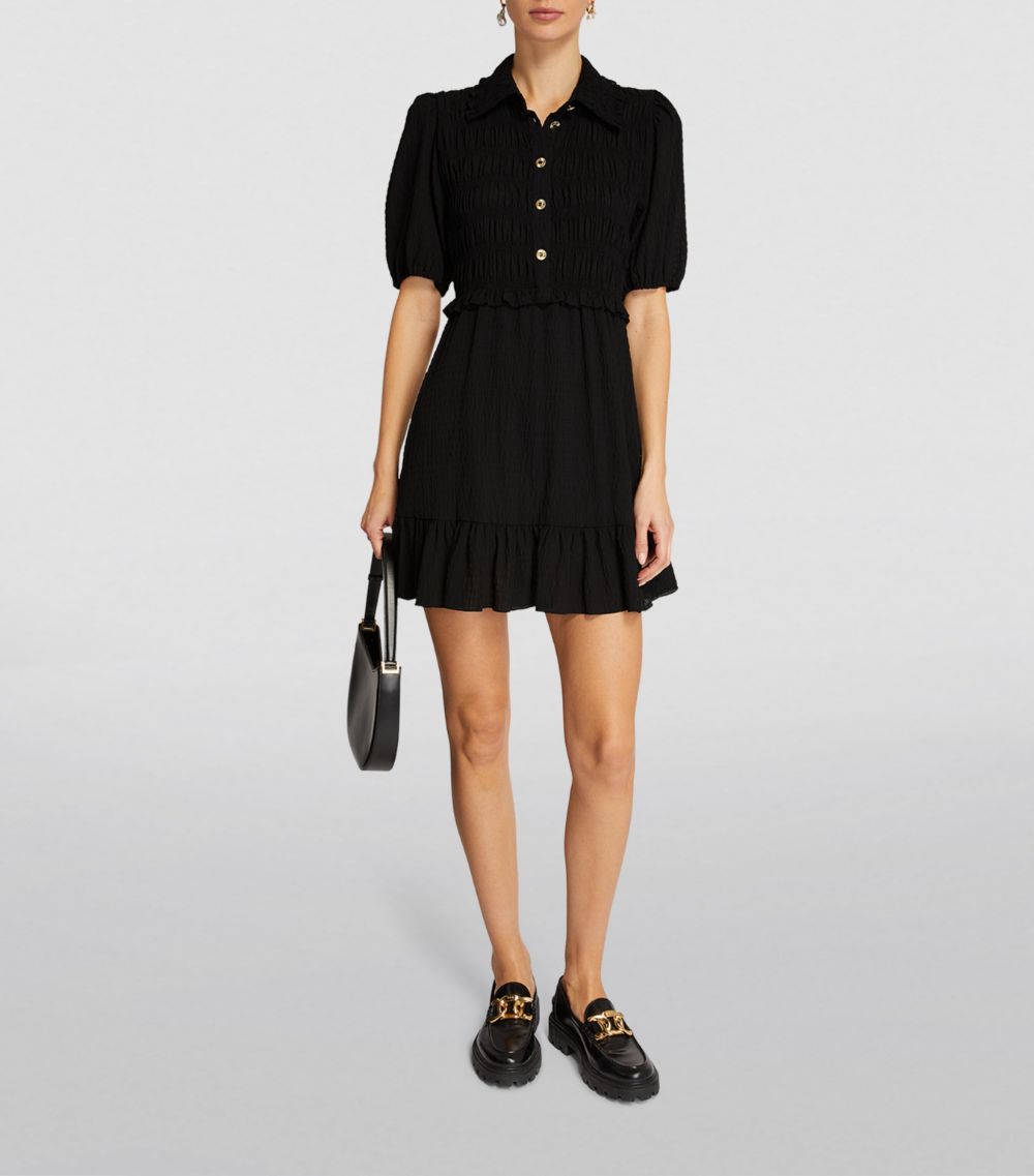  Sandro Smocked Mini Dress