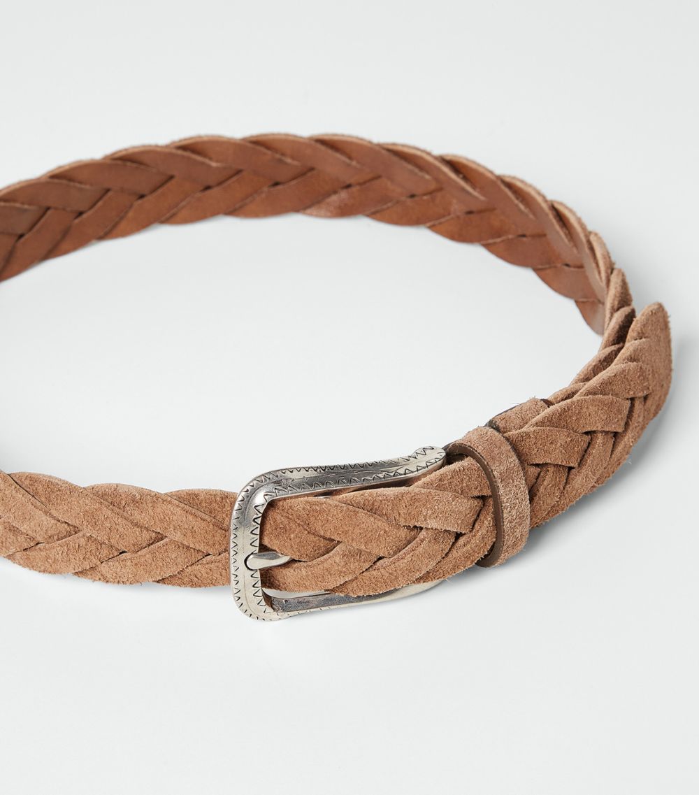 Brunello Cucinelli Kids Brunello Cucinelli Kids Leather Braided Belt