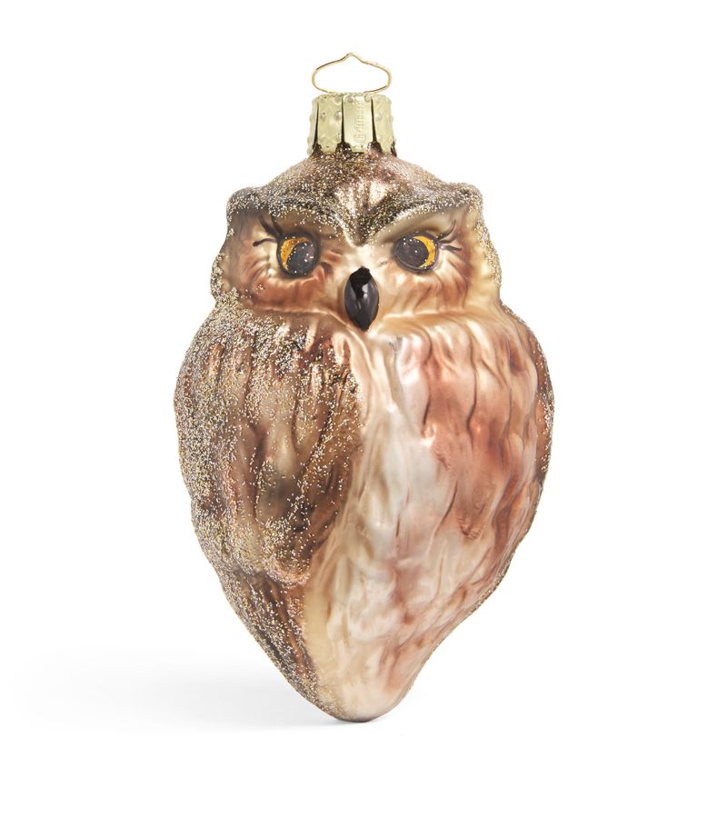 Harrods Harrods Glass Owl Tree Decoration (9Cm)