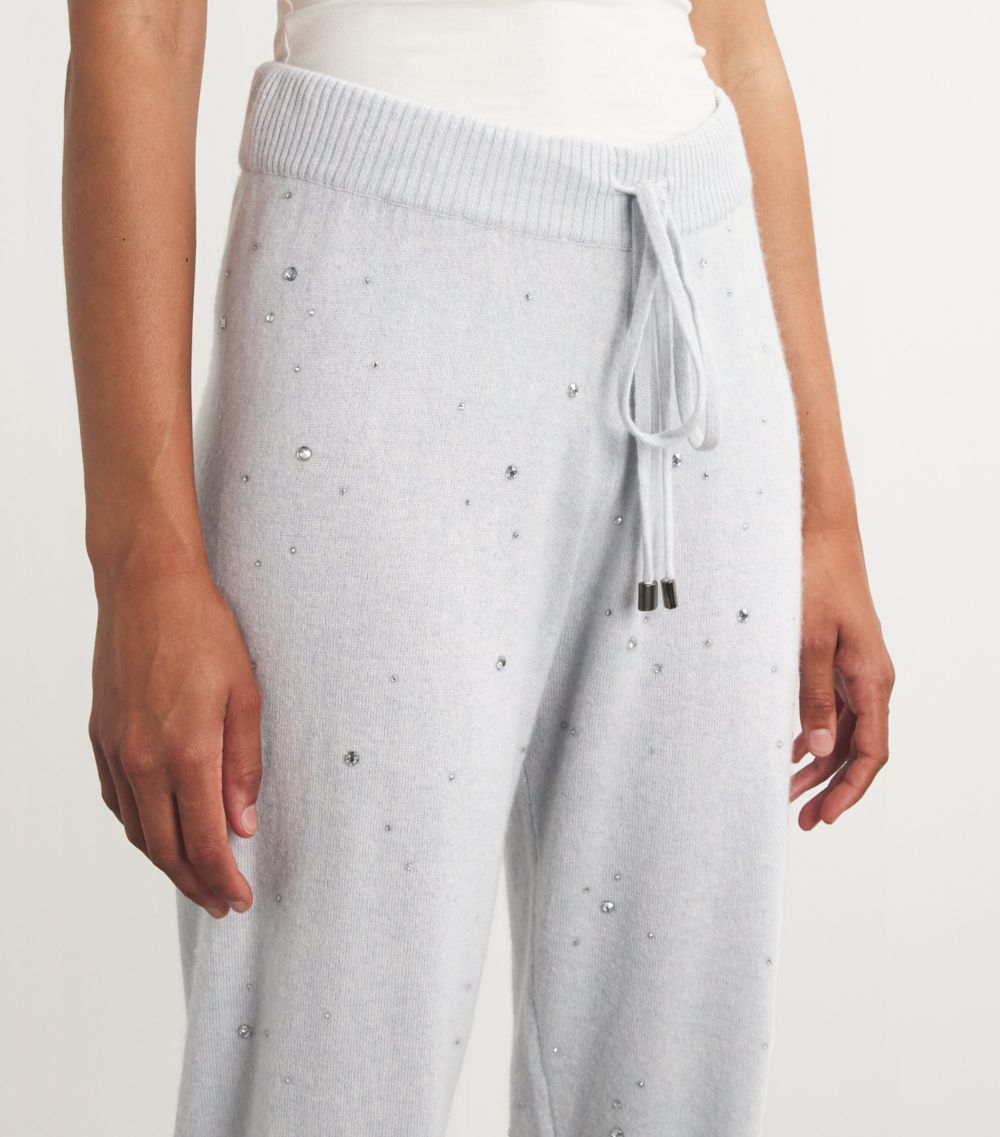 William Sharp William Sharp Cashmere Crystal-Embellished Sweatpants