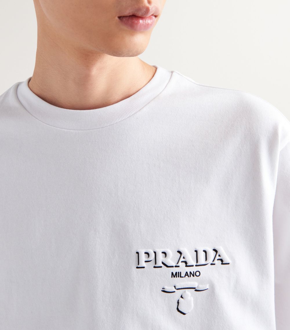 Prada Prada Cotton Logo T-Shirt