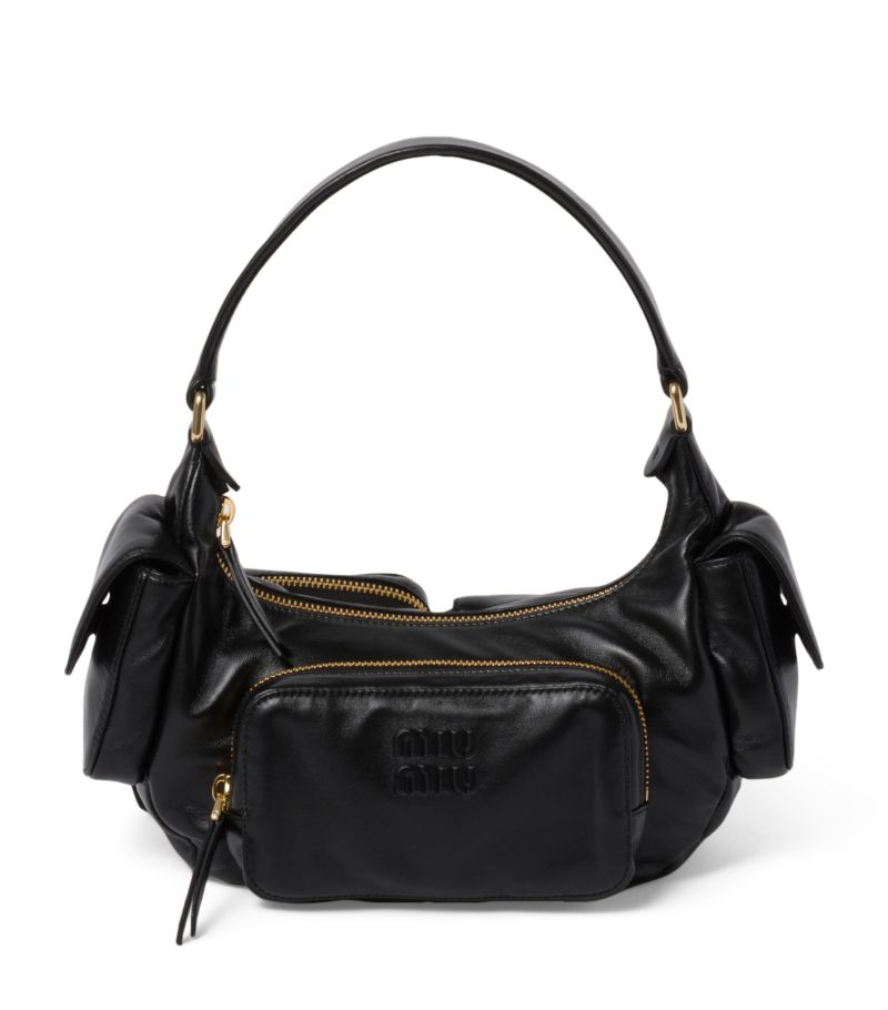 Miu Miu Miu Miu Leather Pocket Shoulder Bag