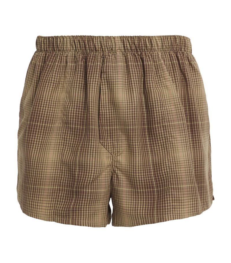 Cdlp Cdlp Cotton Check Boxers