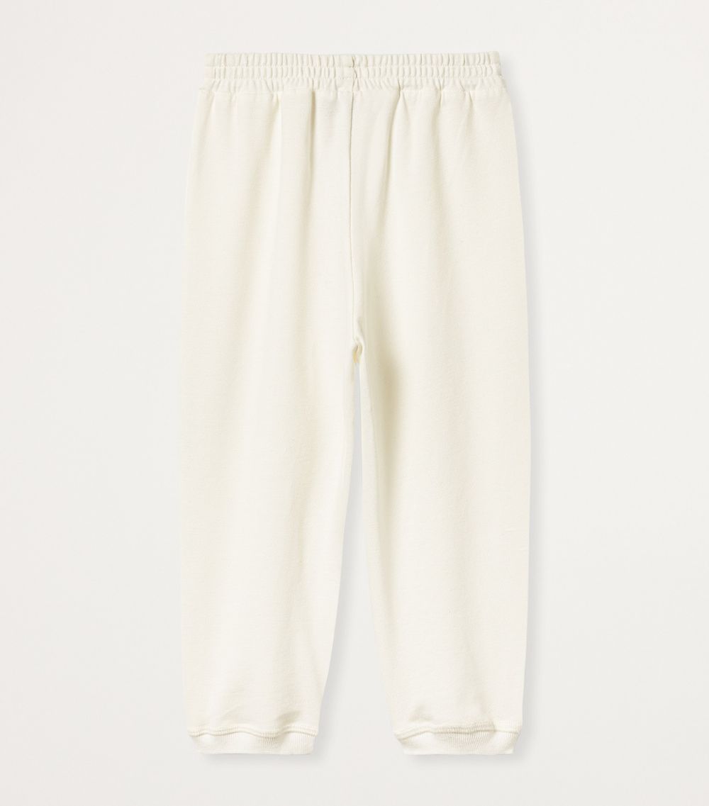 Gucci Gucci Kids Cotton Logo-Embroidered Sweatpants (4-12 Years)