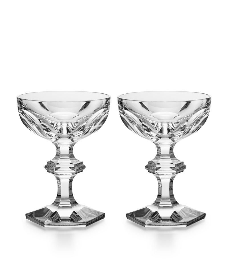Baccarat Baccarat Set Of 2 Harcourt 1841 Champagne Coupes