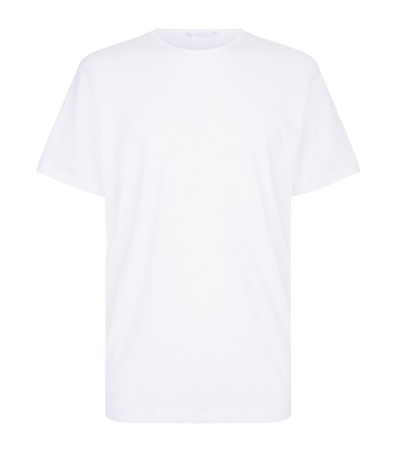 Sunspel Sunspel Cellular Cotton T-Shirt