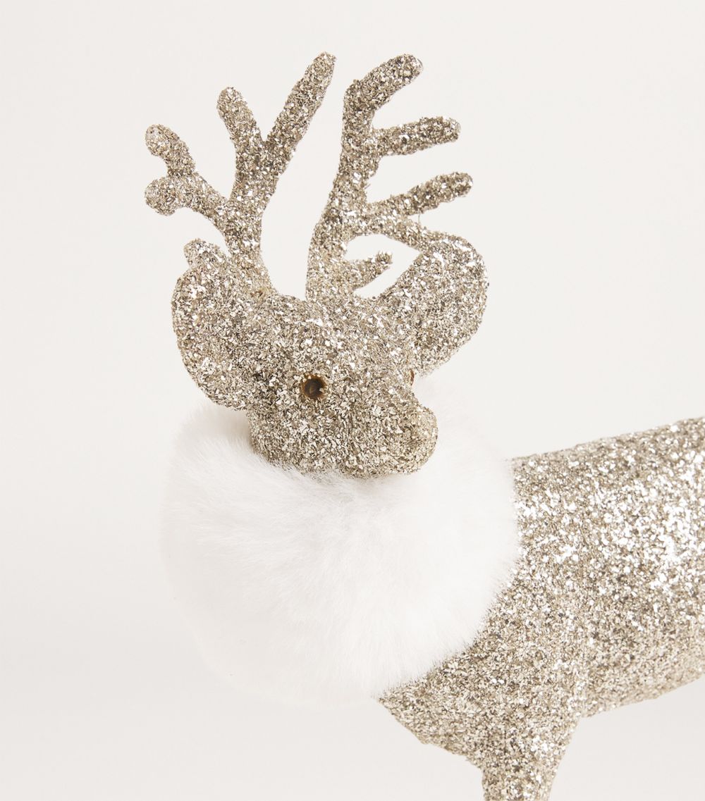  Sherri'S Designs Glitter Comet Reindeer Figurine