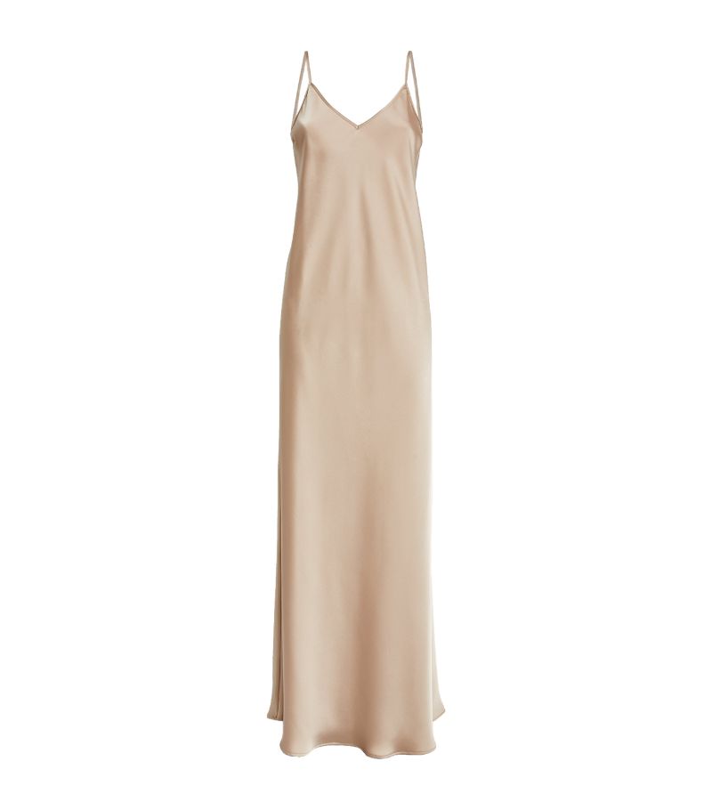 Max & Co. Max & Co. Satin Slip Maxi Dress