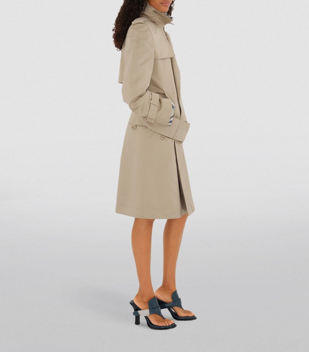 Burberry Burberry Silk-Cotton Trench Coat