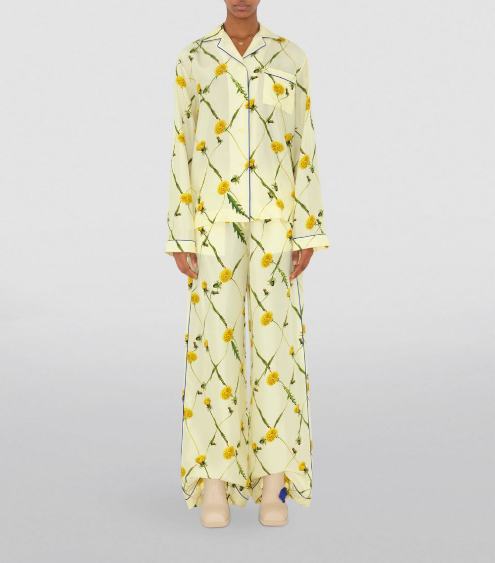 Burberry Burberry Silk Dandelion Pyjama Shirt