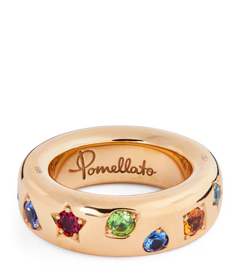 Pomellato Pomellato Rose Gold And Gemstone Iconica Ring