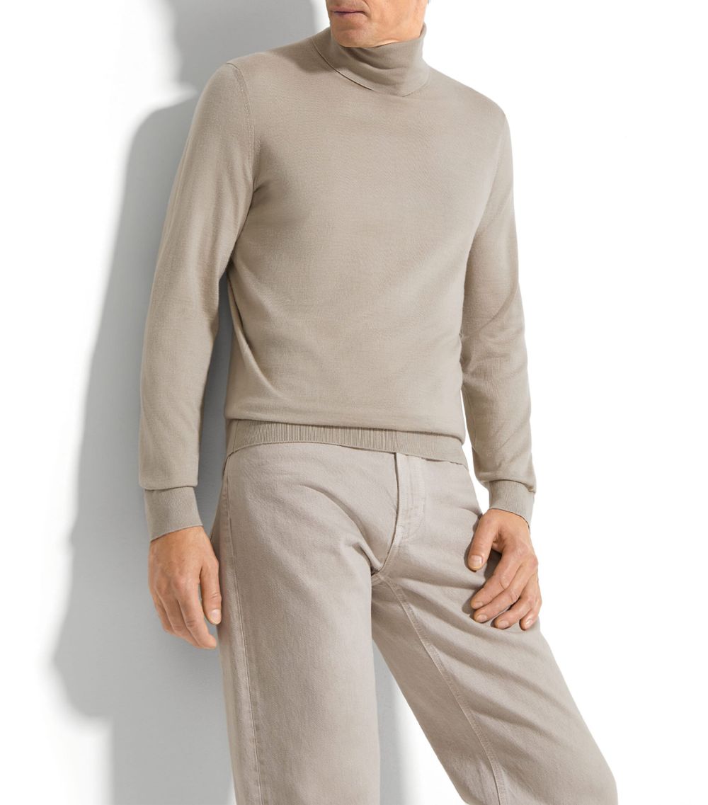 zegna Zegna Cashseta Rollneck Sweater