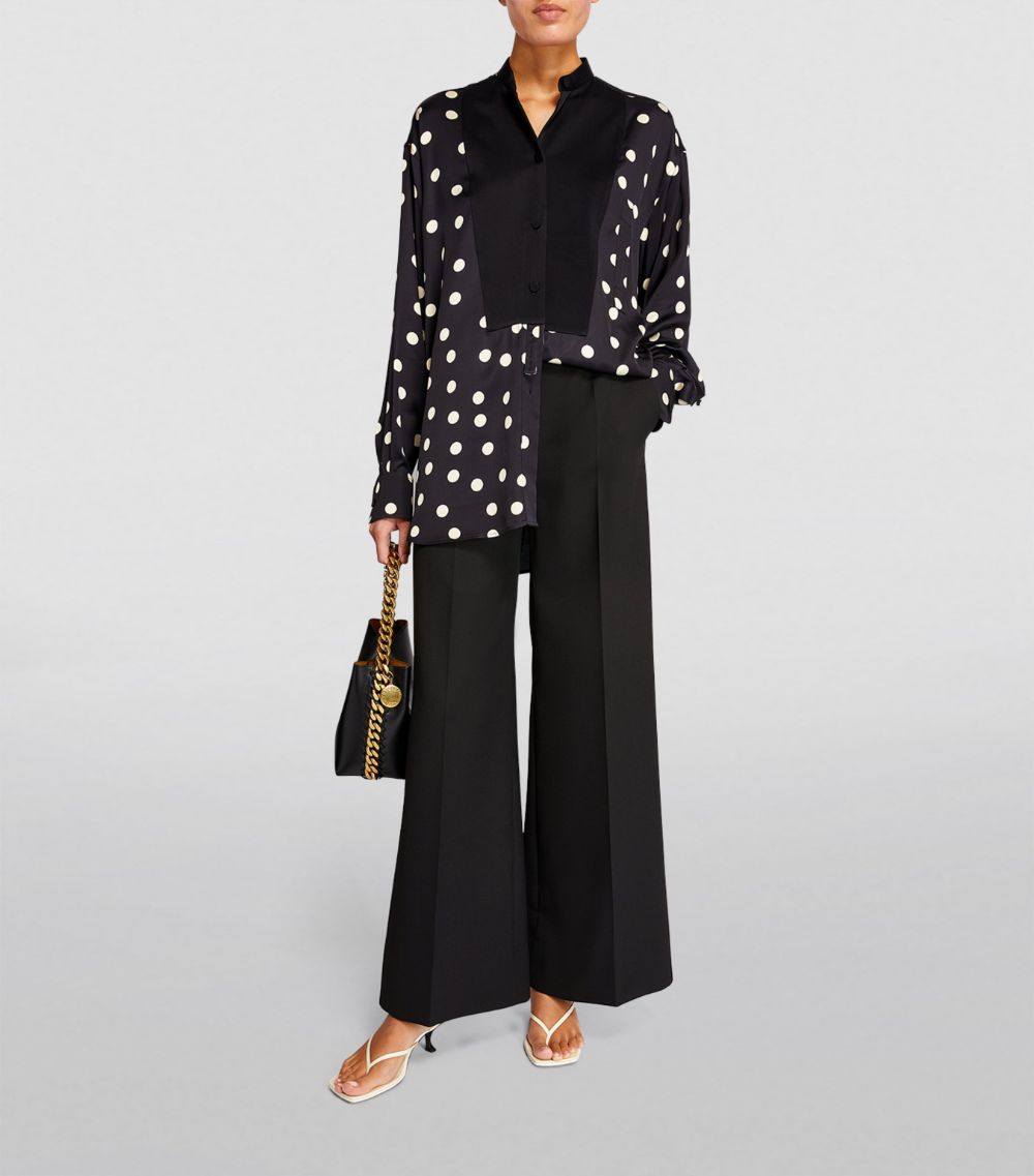 Stella McCartney Stella Mccartney Wool Wide-Leg Trousers