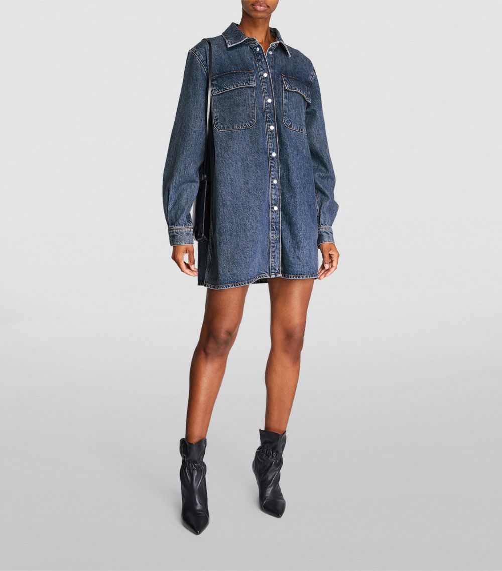 Frame FRAME Denim Mini Shirt Dress