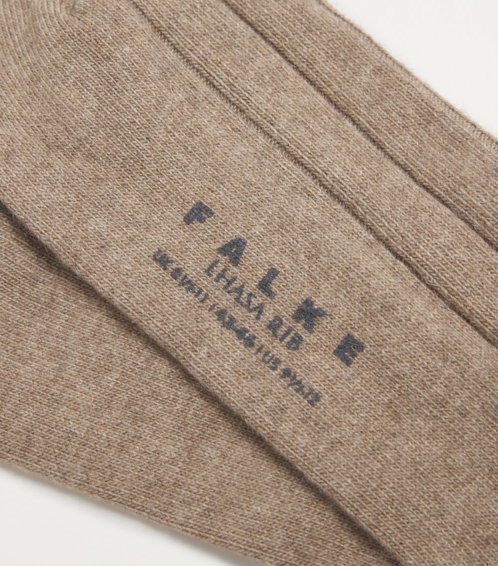 Falke Falke Wool-Cashmere Blend Lhasa Ribbed Socks