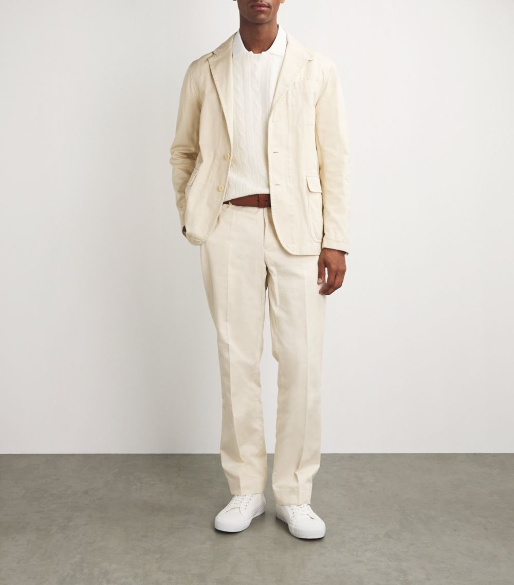 Polo Ralph Lauren Polo Ralph Lauren Washed Twill Tailored Trousers