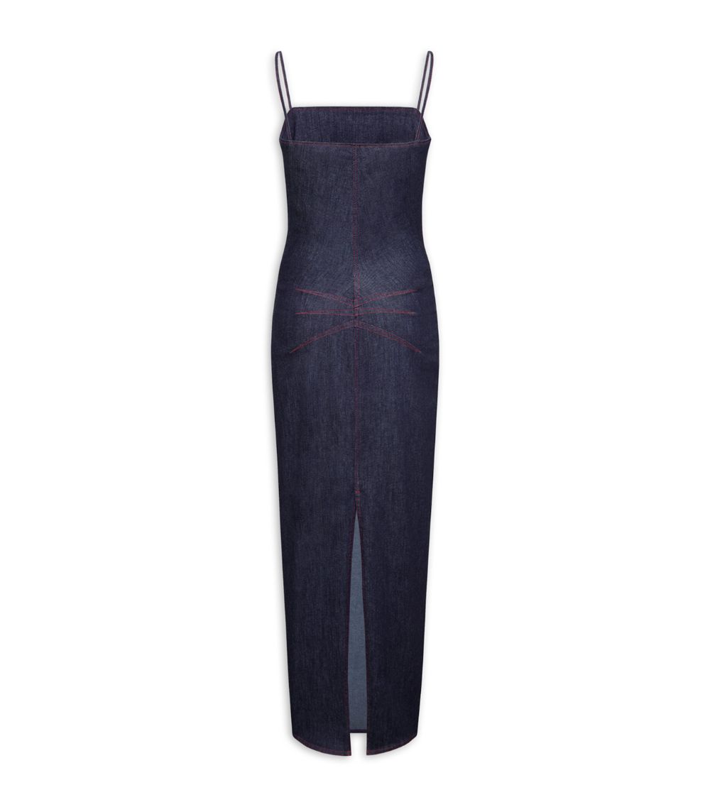 Alaïa Alaïa Denim Midi Dress