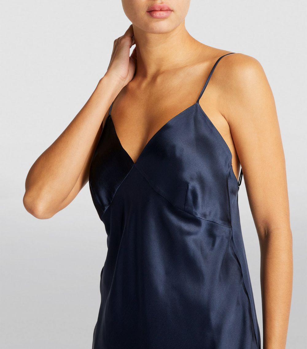 Olivia Von Halle Olivia Von Halle Silk Xena Slip Mini Dress